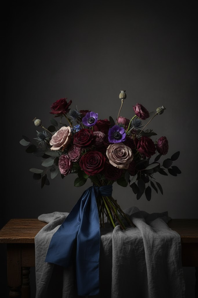 Twilight Bloom Hand-Tied Bouquet